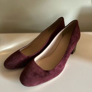 J Crew Merlot Heels